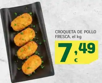 HiperDino Croquetas de pollo fresca oferta
