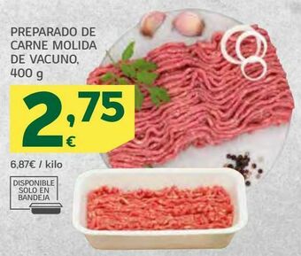 HiperDino Preparado de carne molida de vacuno oferta