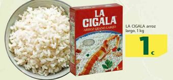 HiperDino La cigala arroz largo oferta