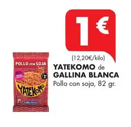 Supermercados Lupa YATEKOMO de 3 GALLINA BLANCA Pollo con soja oferta