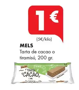 Supermercados Lupa MELS Tarta de cacao o tiramisú oferta