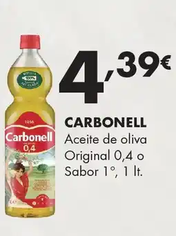 Supermercados Lupa CARBONELL Aceite de oliva Original 0,4 o Sabor 1° oferta