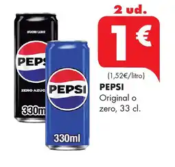 Supermercados Lupa PEPSI Original o zero oferta