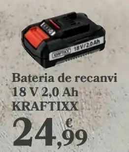 Jata Batería de repuesto 18v 2,0 ah kraftixx oferta