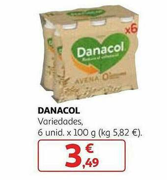 Alcampo Danacol oferta