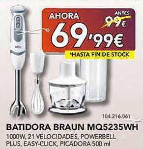 Expert Batidora Braun Mq5235wh oferta