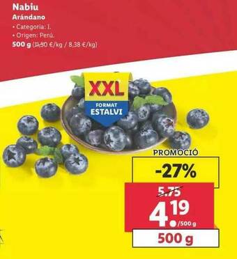 Lidl Arándano oferta