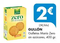 Supermercados Lupa GULLÓN Galletas María Zero sin azúcares oferta