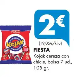Supermercados Lupa FIESTA Kojak cereza con chicle oferta