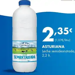 Supermercados Lupa ASTURIANA Leche semidesnatada oferta