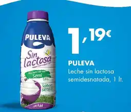 Supermercados Lupa PULEVA Leche sin lactosa semidesnatada oferta
