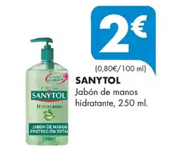 Supermercados Lupa SANYTOL Jabón de manos hidratante oferta
