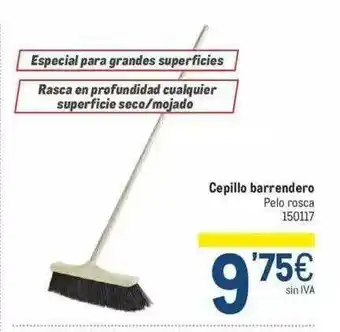 Makro Cepillo Barrendero Pelo Rosca oferta