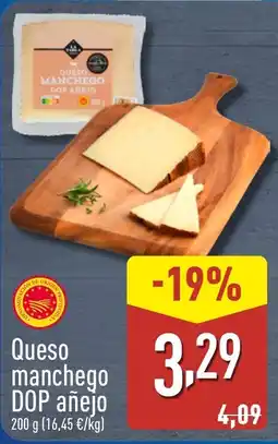 ALDI Queso manchego DOP añejo oferta