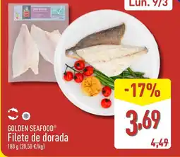 ALDI GOLDEN SEAFOOD Filete de dorada oferta