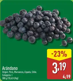 ALDI Arándano oferta