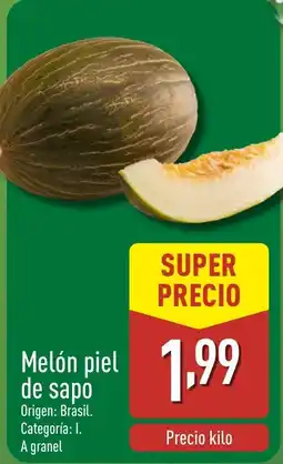 ALDI Melón piel de sapo oferta