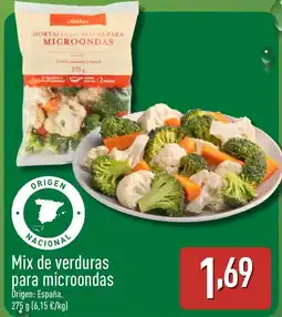 ALDI Mix de verduras para microondas oferta
