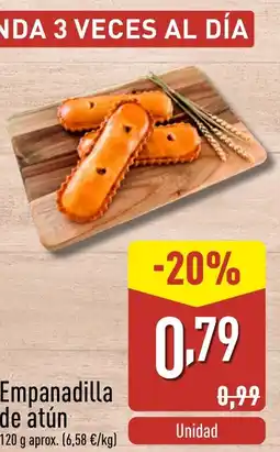 ALDI Empanadilla de atún oferta