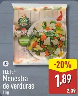 ALDI FLETE Menestra de verduras oferta