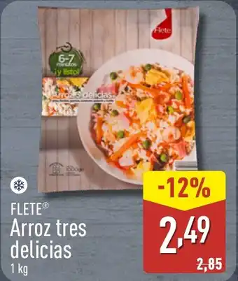 FLETE Arroz tres delicias