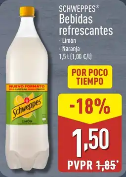 ALDI SCHWEPPES Bebidas refrescantes oferta