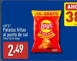 ALDI LAY'S Patatas fritas al punto de sal oferta