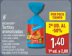 ALDI BICENTURY Tortitas aromatizadas oferta