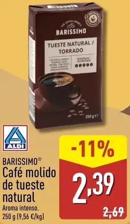 ALDI BARISSIMO Café molido de tueste natural oferta