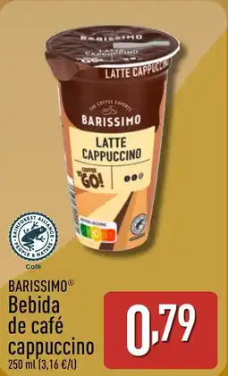 ALDI BARISSIMO Bebida de café cappuccino oferta