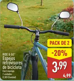 ALDI RIDE & GO Espejos retrovisores de bicicleta oferta