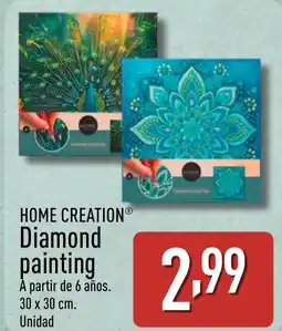 ALDI HOME CREATION Diamond painting oferta