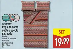 ALDI NOVITESSE Ropa de cama doble aspecto . oferta