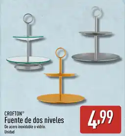 ALDI CROFTON Fuente de dos niveles oferta