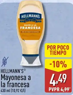 ALDI HELLMANN'S Mayonesa a la francesa oferta