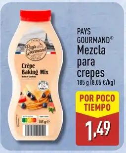 ALDI PAYS GOURMAND Mezcla para crepes oferta