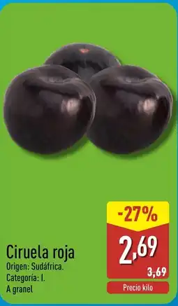 ALDI Ciruela roja oferta