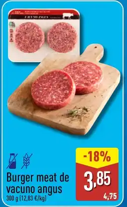 ALDI Burger meat de vacuno angus oferta