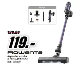 MediaMarkt ROWENTA Aspirador escoba X-Pert 7.60 RH6A3 oferta