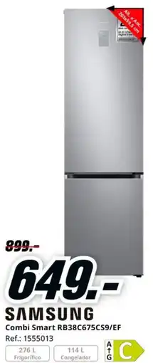 MediaMarkt SAMSUNG Combi Smart RB38C675CS9/EF oferta