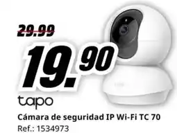 MediaMarkt TAPO Cámara de seguridad IP Wi-Fi TC 70 oferta