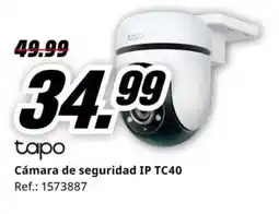 MediaMarkt TAPO Cámara de seguridad IP TC40 oferta