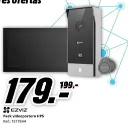 MediaMarkt EZVIZ Pack videoportero HP5 oferta