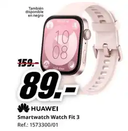 MediaMarkt HUAWEI Smartwatch Watch Fit 3 oferta