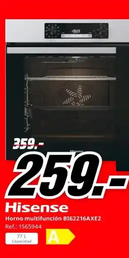 MediaMarkt HISENSE Horno multifunción BI62216AXE2 oferta