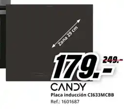 MediaMarkt CANDY Placa inducción C1633MCBB oferta
