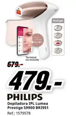 MediaMarkt PHILIPS Depiladora IPL Lumea Prestige S9900 BRI951 oferta