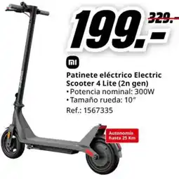 MediaMarkt XIOAMI Patinete eléctrico Electric Scooter 4 Lite (2n gen) oferta