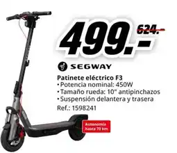 MediaMarkt SEGWAY Patinete eléctrico F3 oferta
