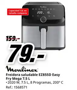 MediaMarkt MOULINEX Freidora saludable EZ855D Easy Fry Mega oferta